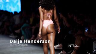 Daija Henderson in Slow Motion ｜ Miami Swim Week 2023