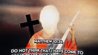 "Matthew 10:34 - bringing a divine call to confront and overcome the battles of life. ????⚔️