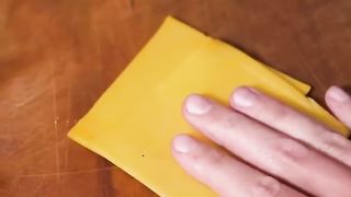 Making a grilled cheese sandwich using ONLY cheese (no bread)