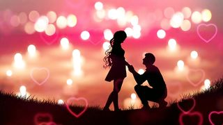 Couple love from real couple
