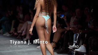 Tiyana Minto in Slow Motion ｜ Miami Swim Week 2023