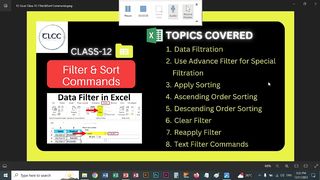 Adv MS Excel Sort & Fill Live Class | TLCC