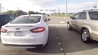 Motorcycle rider lucky to be alive after this