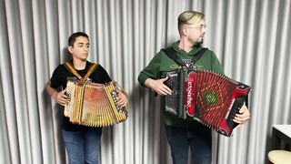 Teacher and student playing magnificently very well.