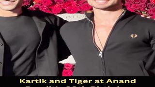 Kartik and Tiger at Anand Pandit's 60th Birthday #kartikaryan #tigershroff #short #shorts #trending #viral #bollywood #viralshorts