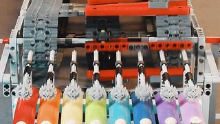 Lego Technic Performs Señorita_ Amazing Musical Innovation! #shorts #lego #legotechnic.