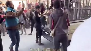 After Israel bombing on palastine