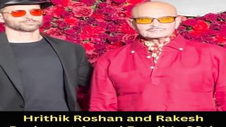 Hrithik Roshan and Rakesh Roshan at Anand Pandit's 60th Birthday #hrithikroshan #shorts #short #trending #viral #bollywood #shortvideo