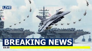 USS Ronald Reagan Flies Fighter jets near Ayungin to target ships that collided Coast Guard PH!