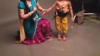 #shorts Krishna Yashoda ji ka photoshoot - Yashomati Maiya Ke Nandlala - Krishna Vlog Lovers