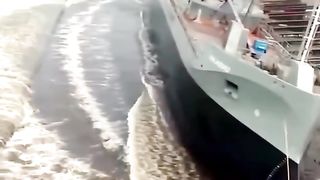 Big ship launch