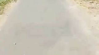 Sepedah motor bengkok kepala nya ????