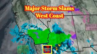 Major storm slams West coast