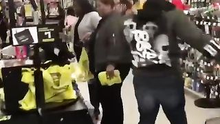 MAN TACKLED BY SUPER MAN