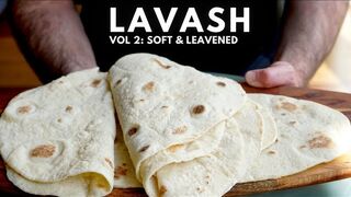 My Favorite Flatbread for Kebabs- Soft and Leavened Lavash
