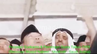 There Was Bung Karno In The Maintenance Of The Nabawi Mosque