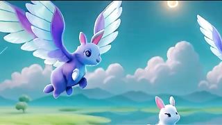Baby_rabbits_are_flying_in_the_sky_bedtime_stories_for_kids_