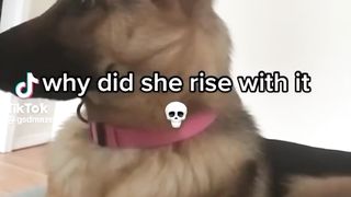 Why did she rise with it
