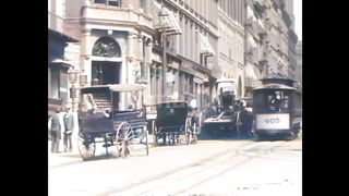 New York City Scene In 1896