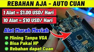 Mining dapat $1,00 perhari dari 1 set Mining [10 alat=$10] Cara Menghasilkan Uang dari Internet.