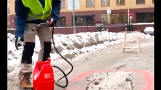 colored road repairs part 1