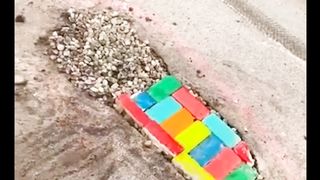 colored road repairs 5