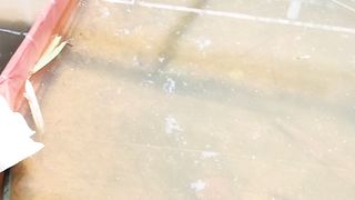 Ciri-ciri air kolam yang sudah di pupuk / Treatment warnanya sedikit berbeda, coba lihat sendiri