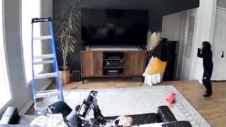 an acrobat painter