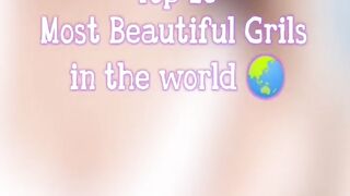 Top 10 beautiful girls all around the world