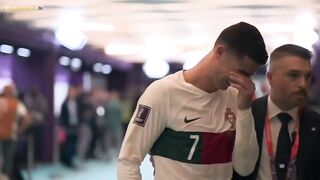 The moment Cristiano Ronaldo cried in the Qatar World Cup.