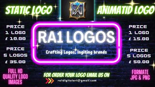 R A 1 Digital Art Logo designs