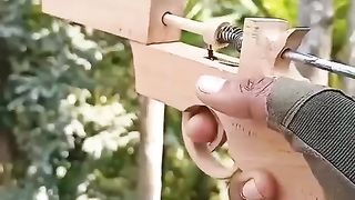 Wood gun
