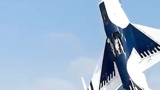 Hovering RC jet F-16