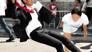 Entertainment crazy boy