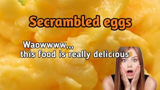 Scrambled Eggs- Fluffy & Light