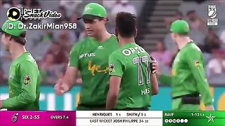 Haris rauf take a wicket of smith