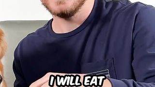 Mr Beast She really licked that plate clean