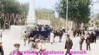 Reel Videos Barcelona Katalonia Spanish 100 Years Ago