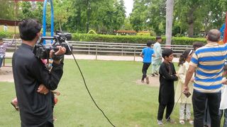 childran in park