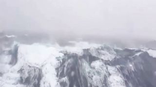 Too Scared : rough North sea