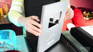 Я сделал серебряную награду Ютуба