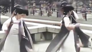 Korea Girl Dancing In 93 Years Ago Or 1930