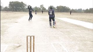 Cricket match in hmv warrior cricket ground | Bating Of Hmc Warrior Players