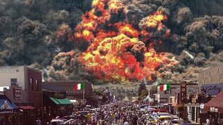 Horrible today- Hell On Earth - Collapse of Southeastern Crater Etna Volcano Frights Local Resident