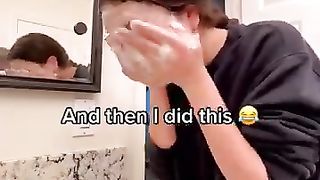 Keemokazi pranks his sister while she does her skin care routine ????