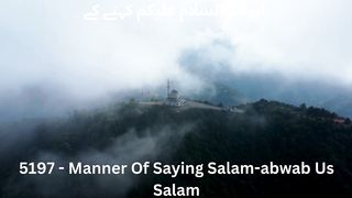 5197 - Manner Of Saying Salam-abwab Us Salam