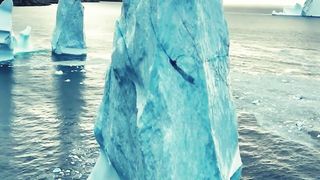 "Ice Shards Dance Along the Coast of Greenland ❄️????"