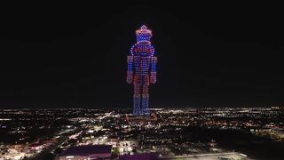 Guinness world record Christmas Drone Show (1500+Drones)