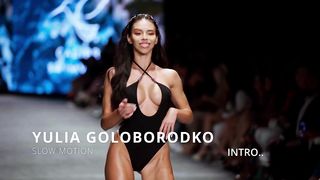 Yulia Goloborodko in Slow Motion ｜ Miami Swim Week 2023