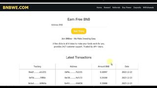 How To Earn Free BNB Mining Website Make BNB Without Investment Earn BNB Coin Free Make Free BNB